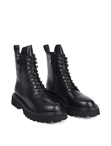 Жіночі черевики MIRATON шкіряні чорні(2451A-629-1) - фото 3 - Miraton