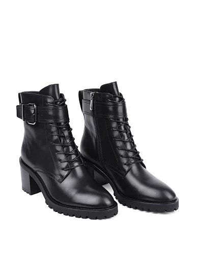 Жіночі черевики Attizzare шкіряні чорні(2407-618-1) - фото 2 - Miraton