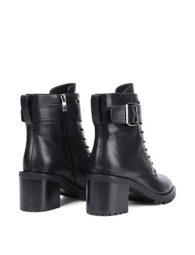 Жіночі черевики Attizzare шкіряні чорні(2407-618-1) - фото 4 - Miraton