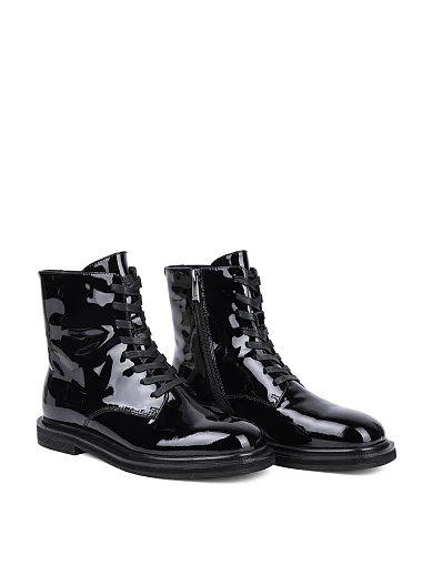 Женские ботинки Attizzare лаковые черные - фото 3 - Miraton