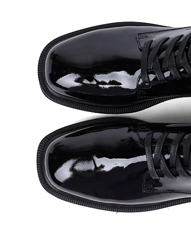 Женские ботинки Attizzare лаковые черные - фото 5 - Miraton