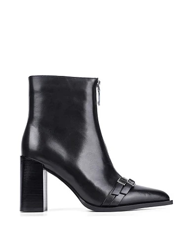 Женские ботинки Attizzare кожаные черные - фото 1 - Miraton