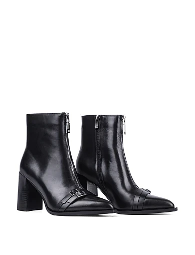 Женские ботинки Attizzare кожаные черные - фото 3 - Miraton