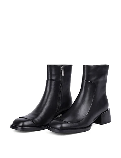 Женские ботинки Attizzare кожаные черные - фото 3 - Miraton