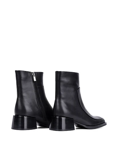 Женские ботинки Attizzare кожаные черные - фото 4 - Miraton