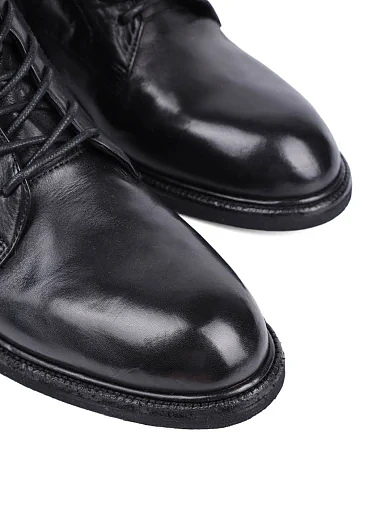 Женские ботинки MIRATON кожаные черные - фото 5 - Miraton