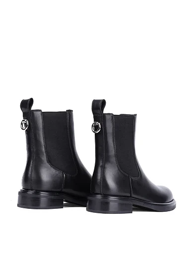 Женские ботинки Attizzare кожаные черные - фото 4 - Miraton