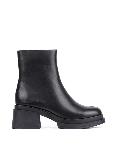 Женские ботинки Attizzare кожаные черные - фото 1 - Miraton