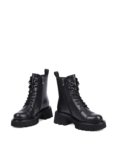 Жіночі черевики Attizzare шкіряні чорні(HN523-661-N560K) - фото 2 - Miraton