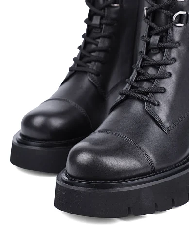 Жіночі черевики Attizzare шкіряні чорні(HN523-661-N560K) - фото 5 - Miraton