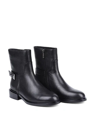 Жіночі черевики Attizzare шкіряні чорні(WS5219-3740-N560K) - фото 3 - Miraton