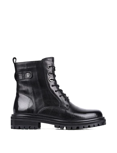 Жіночі черевики Attizzare шкіряні чорні(NH47AZ-986L-A78R) - фото 1 - Miraton