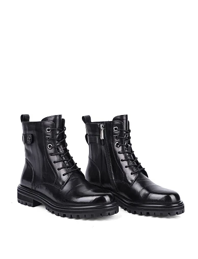 Жіночі черевики Attizzare шкіряні чорні(NH47AZ-986L-A78R) - фото 3 - Miraton