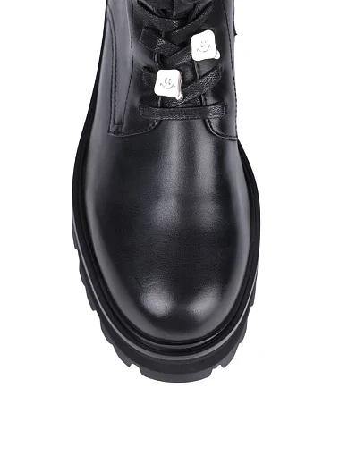 Жіночі черевики MIRATON шкіряні чорні(RY706K-7Y8) - фото 5 - Miraton