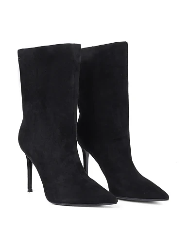 Жіночі черевики Mia May велюрові чорні(W587D-180) - фото 3 - Miraton