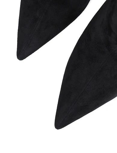 Жіночі черевики Mia May велюрові чорні(W587D-180) - фото 5 - Miraton