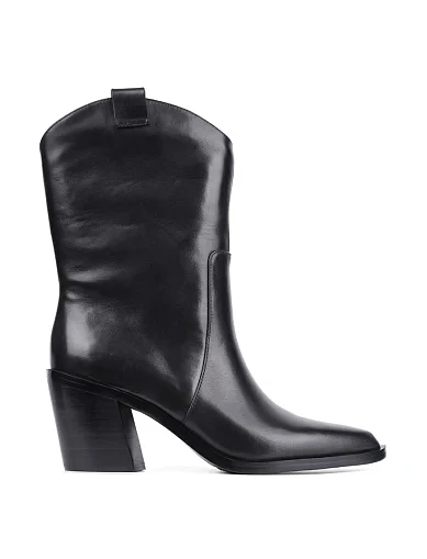 Женские ботинки Attizzare кожаные черные - фото 1 - Miraton