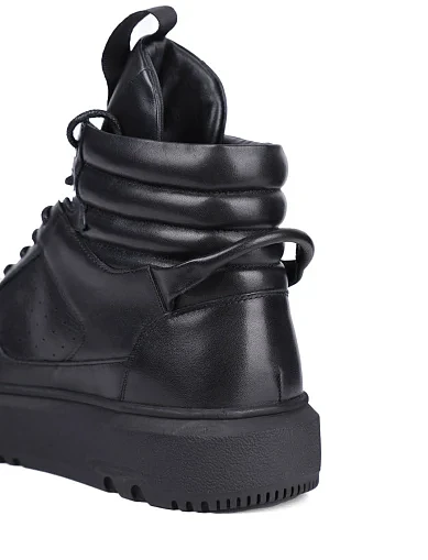 Жіночі черевики MIRATON шкіряні чорні(YK705H-24-216) - фото 4 - Miraton