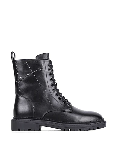 Жіночі черевики Attizzare шкіряні чорні(8036-628-1) - фото 1 - Miraton