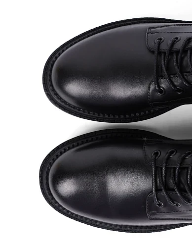 Жіночі черевики Attizzare шкіряні чорні(8036-628-1) - фото 5 - Miraton