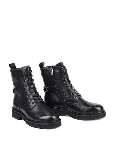 Жіночі черевики Attizzare шкіряні чорні(NH507A-607L-P742M) - фото 3 - Miraton