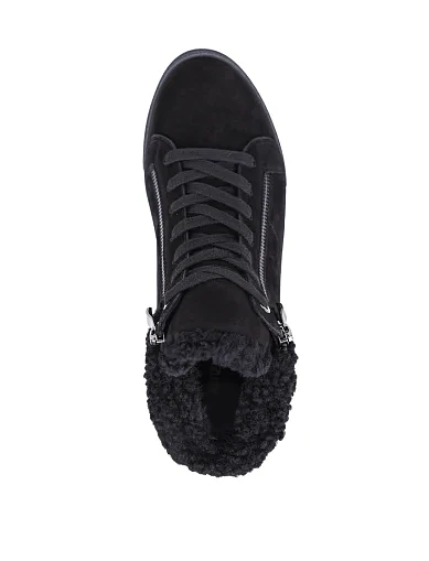 Женские ботинки Attizzare велюровые черные - фото 5 - Miraton