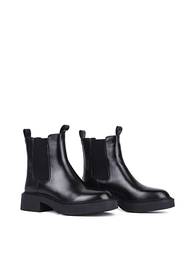 Женские ботинки Attizzare кожаные черные - фото 3 - Miraton