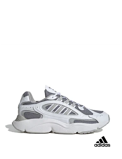Женские кроссовки Adidas OZMILLEN из экокожи белые - фото 1 - Miraton