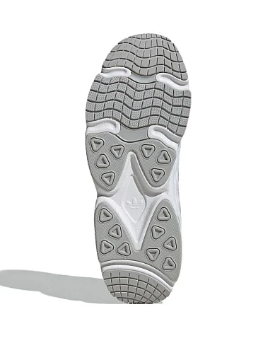 Женские кроссовки Adidas OZMILLEN из экокожи белые - фото 6 - Miraton