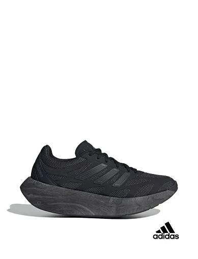 Женские кроссовки раннеры Adidas Adizero Aruku тканевые черные - фото 1 - Miraton