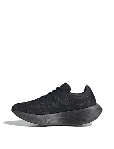 Женские кроссовки раннеры Adidas Adizero Aruku тканевые черные - фото 2 - Miraton