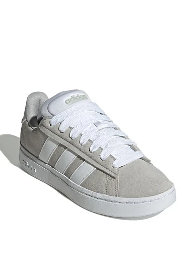 Мужские кеды Adidas Grand Court Alpha замшевые серые - фото 3 - Miraton