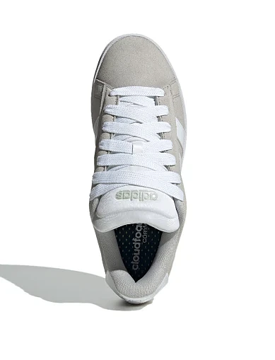 Мужские кеды Adidas Grand Court Alpha замшевые серые - фото 4 - Miraton