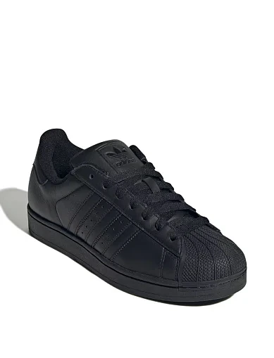 Чоловічі кеди Adidas Superstar II шкіряні чорні - фото 3 - Miraton