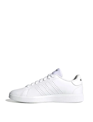 Мужские кеды Adidas Advantage Base 2.0 из экокожи белые - фото 2 - Miraton