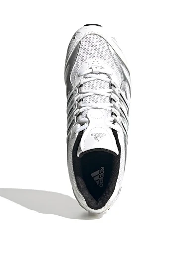 Мужские кроссовки Adidas Temper Run 2.0 из экокожи серебряного цвета - фото 5 - Miraton