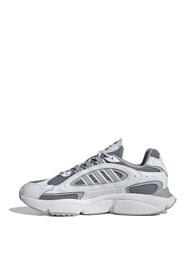 Мужские кроссовки Adidas OZMILLEN из экокожи белые - фото 2 - Miraton