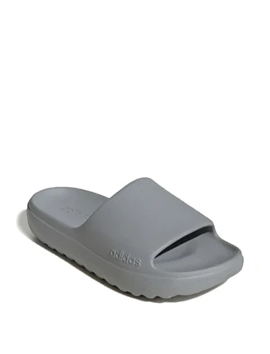 Мужские шлепанцы Adidas Adilette Lumia резиновые серые - фото 2 - Miraton