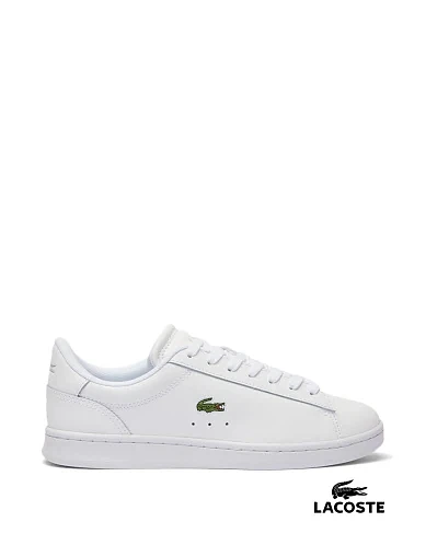 Жіночі кеди Lacoste шкіряні білі (48SFA011821G) - фото 1 - Miraton