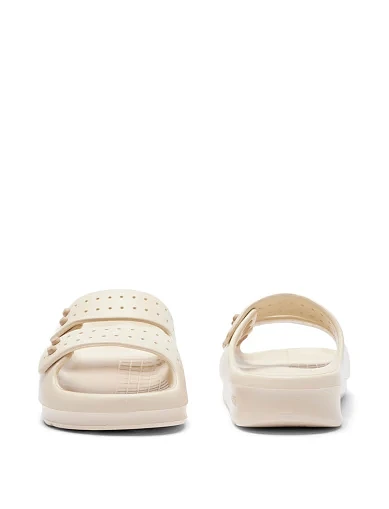 Жіночі шльопанці Lacoste гумові білі (49CFA00212R2) - фото 4 - Miraton