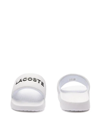 Жіночі шльопанці Lacoste гумові білі (49CFA0023147) - фото 5 - Miraton