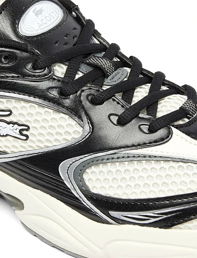 Чоловічі кросівки Lacoste велюрові чорні - фото 6 - Miraton