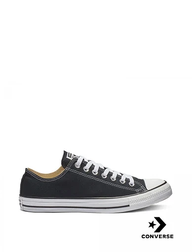 Жіночі кеди Converse Chuck Taylor All Star тканинні чорні (M9166C) - фото 1 - Miraton