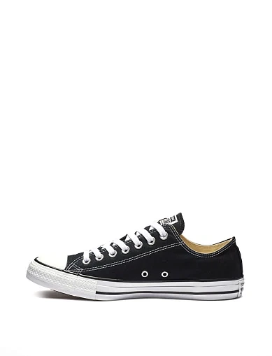 Жіночі кеди Converse Chuck Taylor All Star тканинні чорні (M9166C) - фото 2 - Miraton