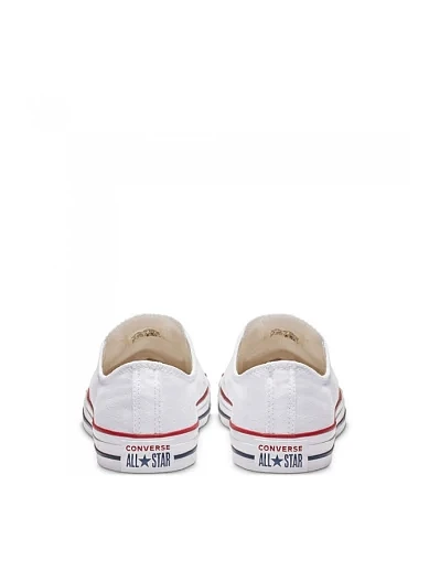 Женские кеды Converse Chuck Taylor All Star тканевые белые - фото 5 - Miraton