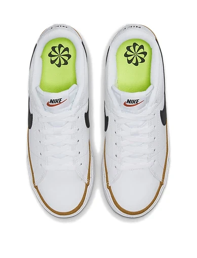 Женские кеды Nike Court Legacy кожаные белые - фото 4 - Miraton
