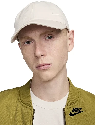 Кепка NIKE U NK CL CAP тканевая молочная - фото 1 - Miraton