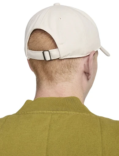Кепка NIKE U NK CL CAP тканевая молочная - фото 2 - Miraton