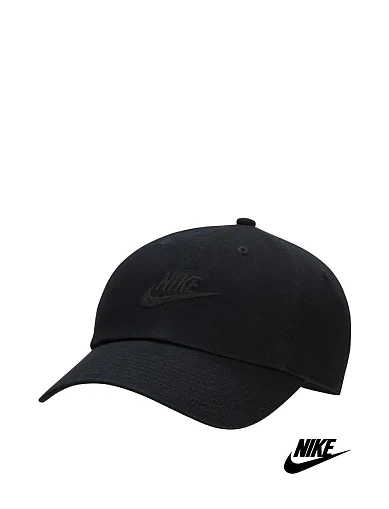 Кепка Nike Club Cap тканевая черная - фото 1 - Miraton