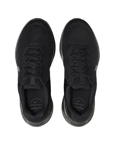 Чоловічі кросівки Nike Revolution 7 тканинні чорні - фото 4 - Miraton